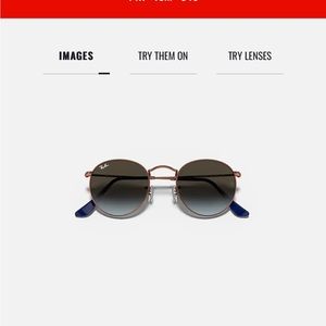 Ray ban sunglasses Shape
Round
Frame color
Polished Bronze-Copper like NEW